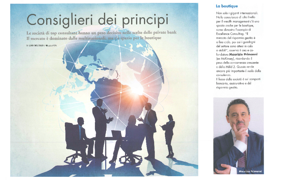 Excellence Consulting su Private Magazine (al fianco di McKinsey e Bain)