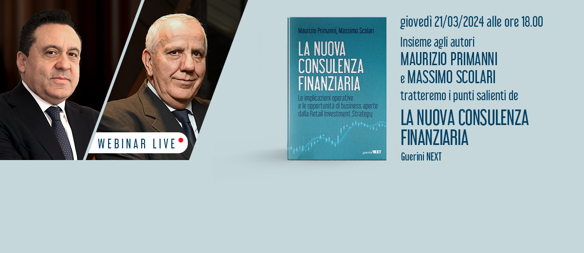 WEBINAR LIVE | La Retail Investment Strategy con Maurizio Primanni e Massimo Scolari